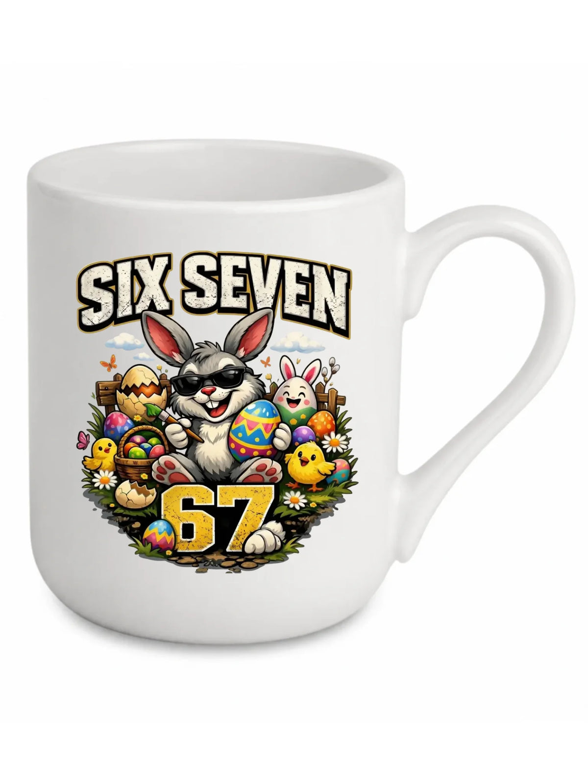 Kubek elegant wielkanocny - Zając Six Seven 67 WN10