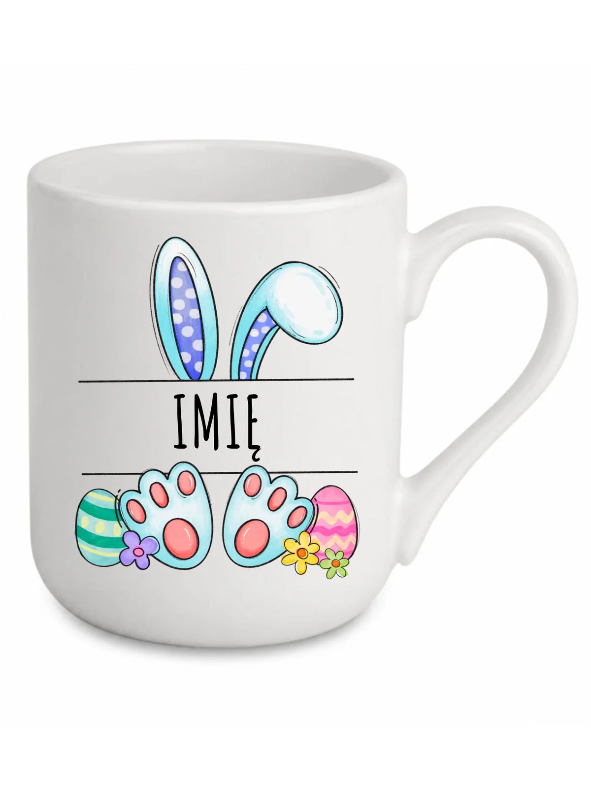Kubek elegant dla dziecka na Wielkanoc - Zajączek - personalizowany WN14