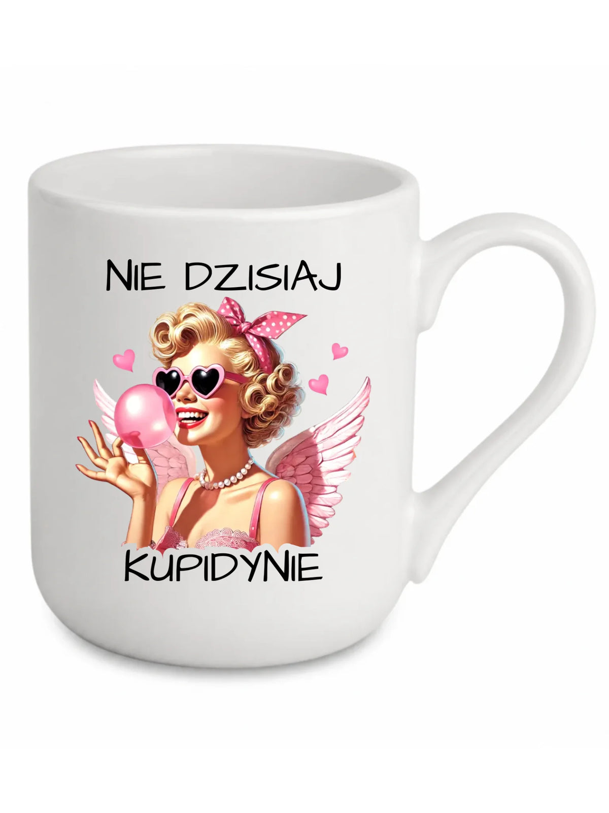 Kubek elegant na Walentynki dla singielki - Nie dzisiaj W18