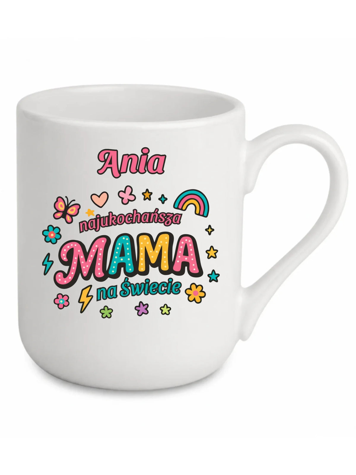 Kubek elegant dla mamy - Najukochańsza mama na Świecie - personalizowany DM03