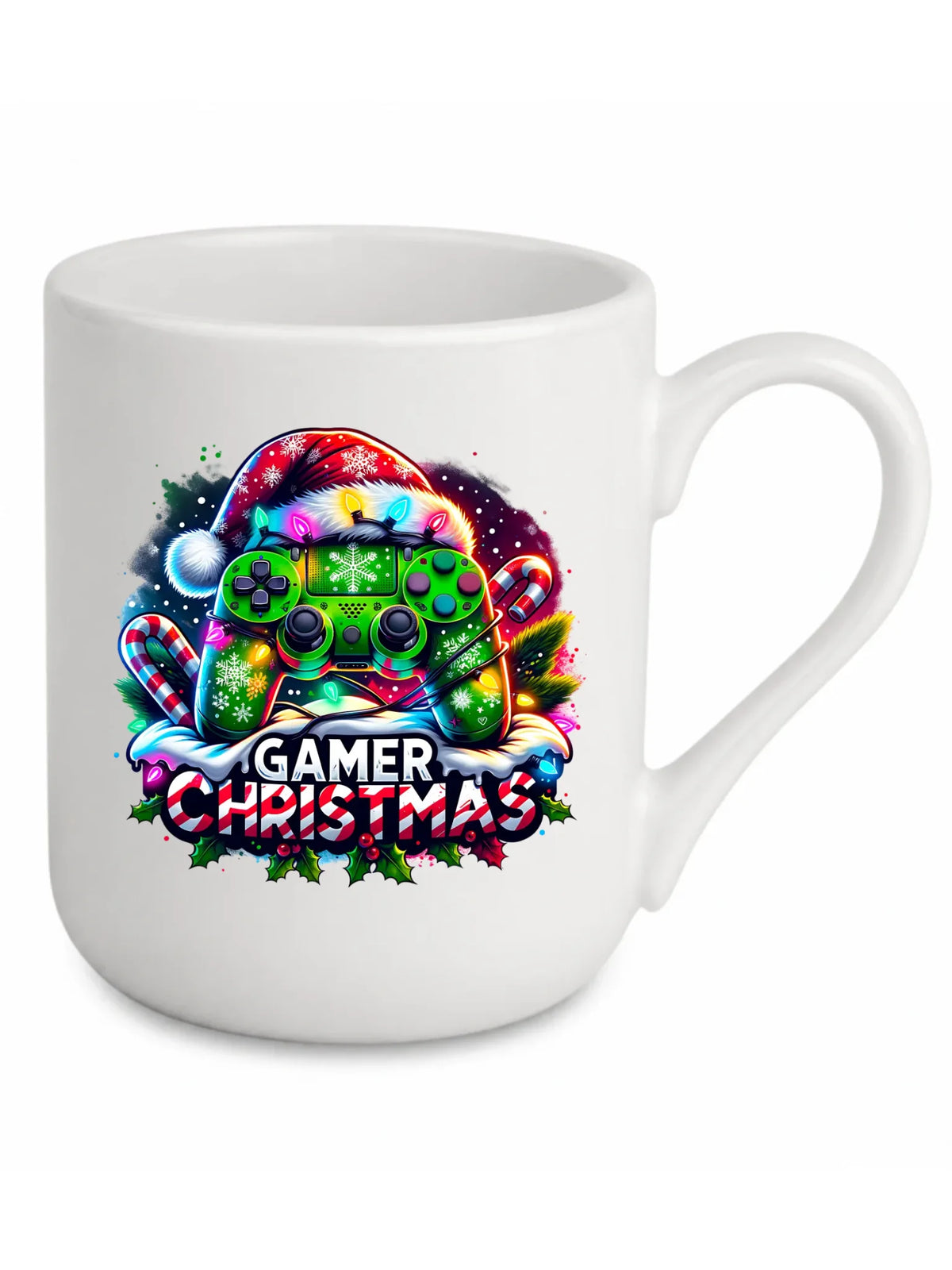 Kubek elegant świąteczny - prezent dla gracza - Christmas gamer BN22