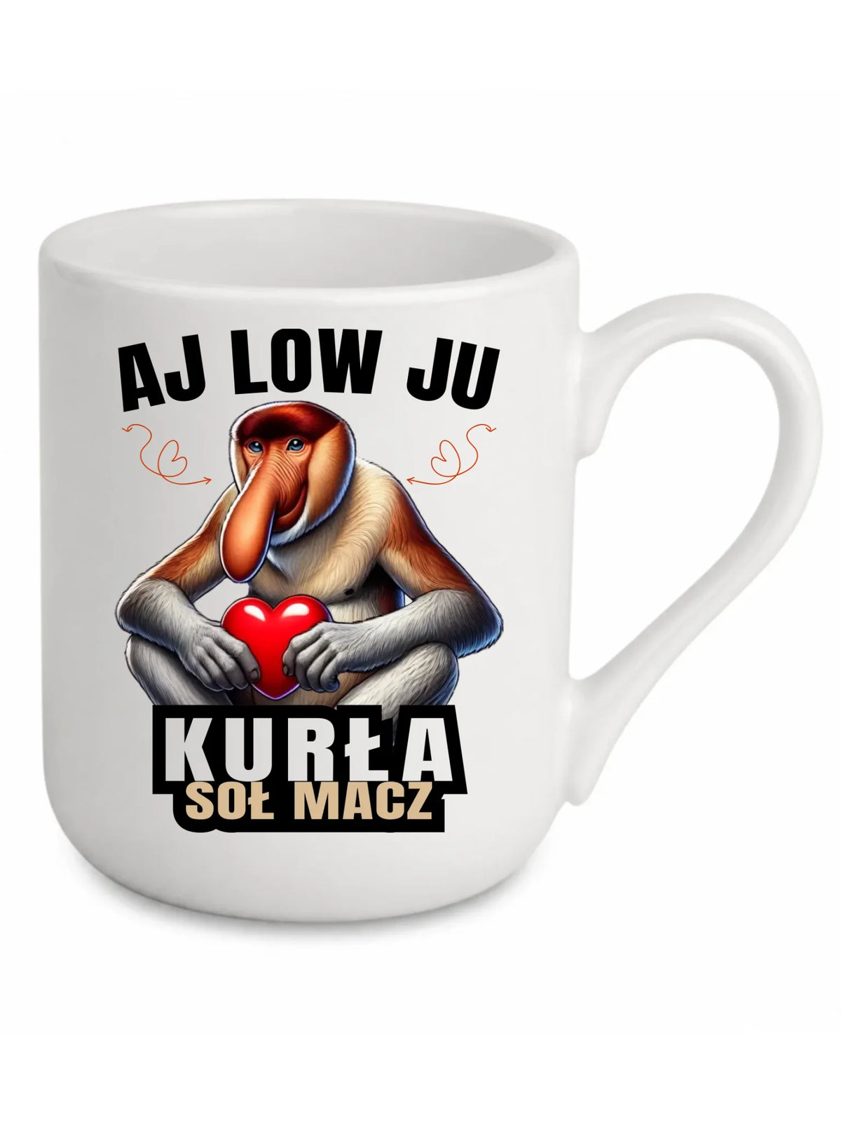 Kubek elegant dla par - Janusz nosacz - Aj low ju kurła W26