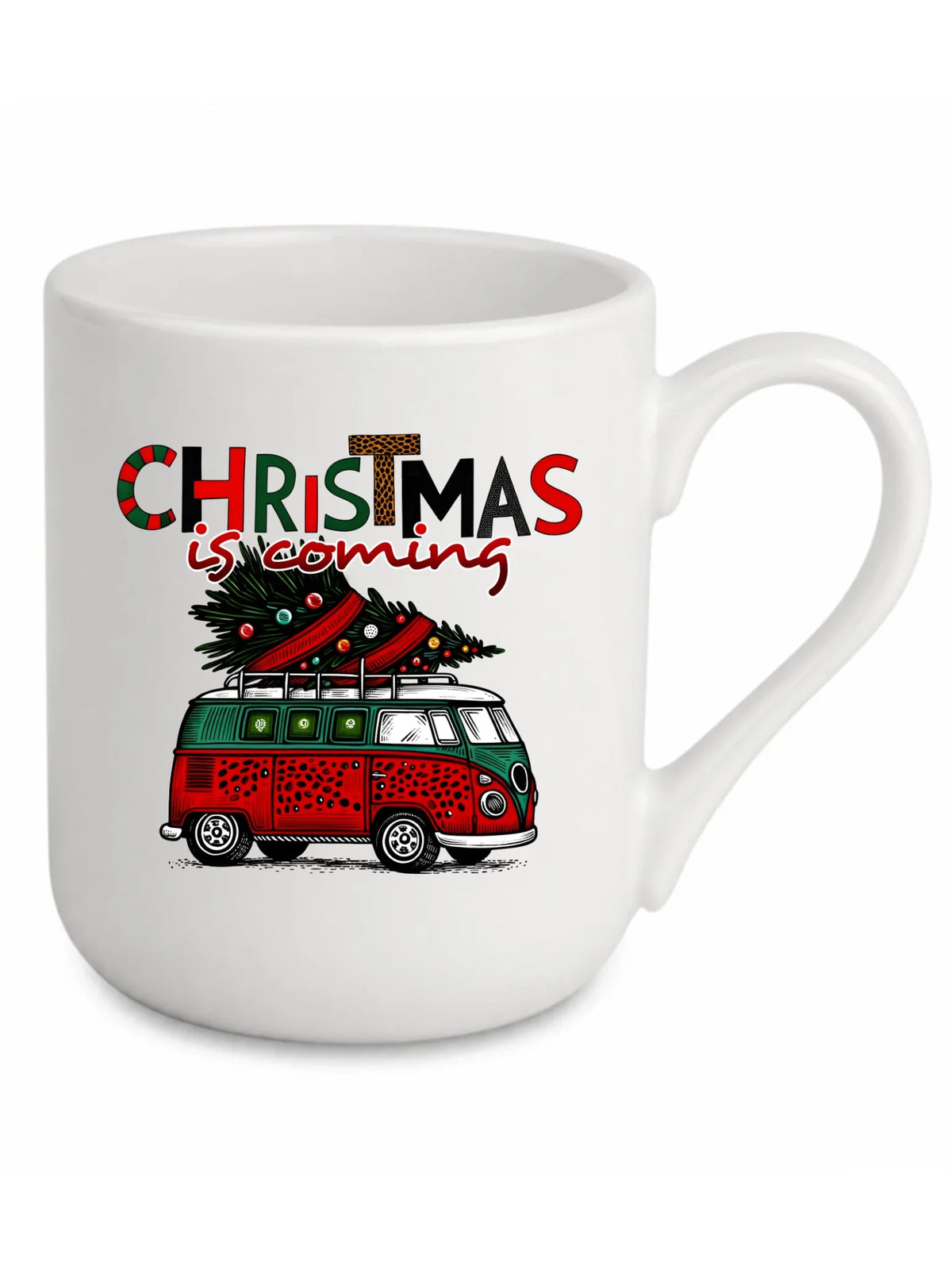 Kubek elegant świąteczny - Kamper Christmas is coming BN42