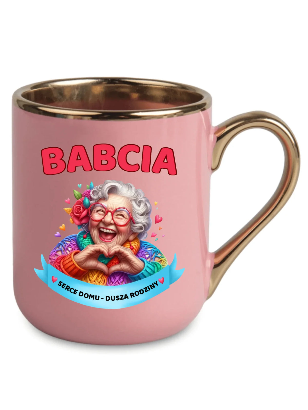 Kubek elegant dla babci - Babcia serce domu dusza rodziny B25