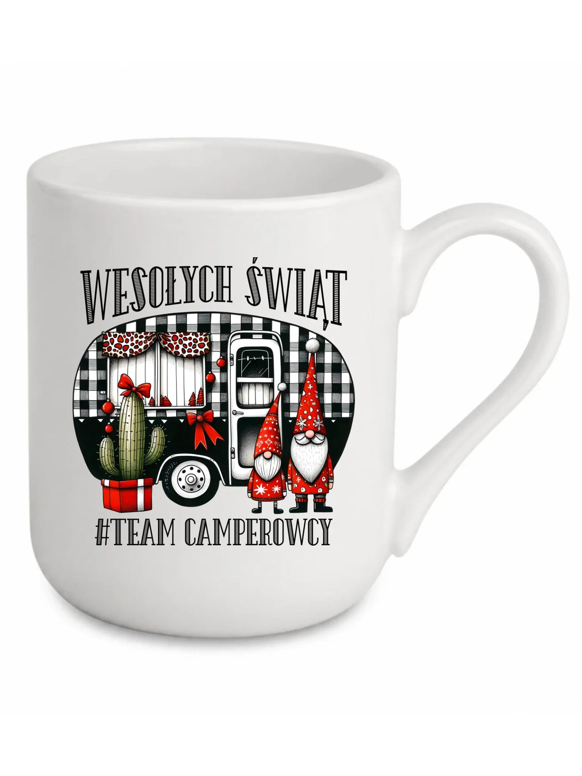 Kubek elegant świąteczny - Wesołych Świąt Team Camperowcy BN44