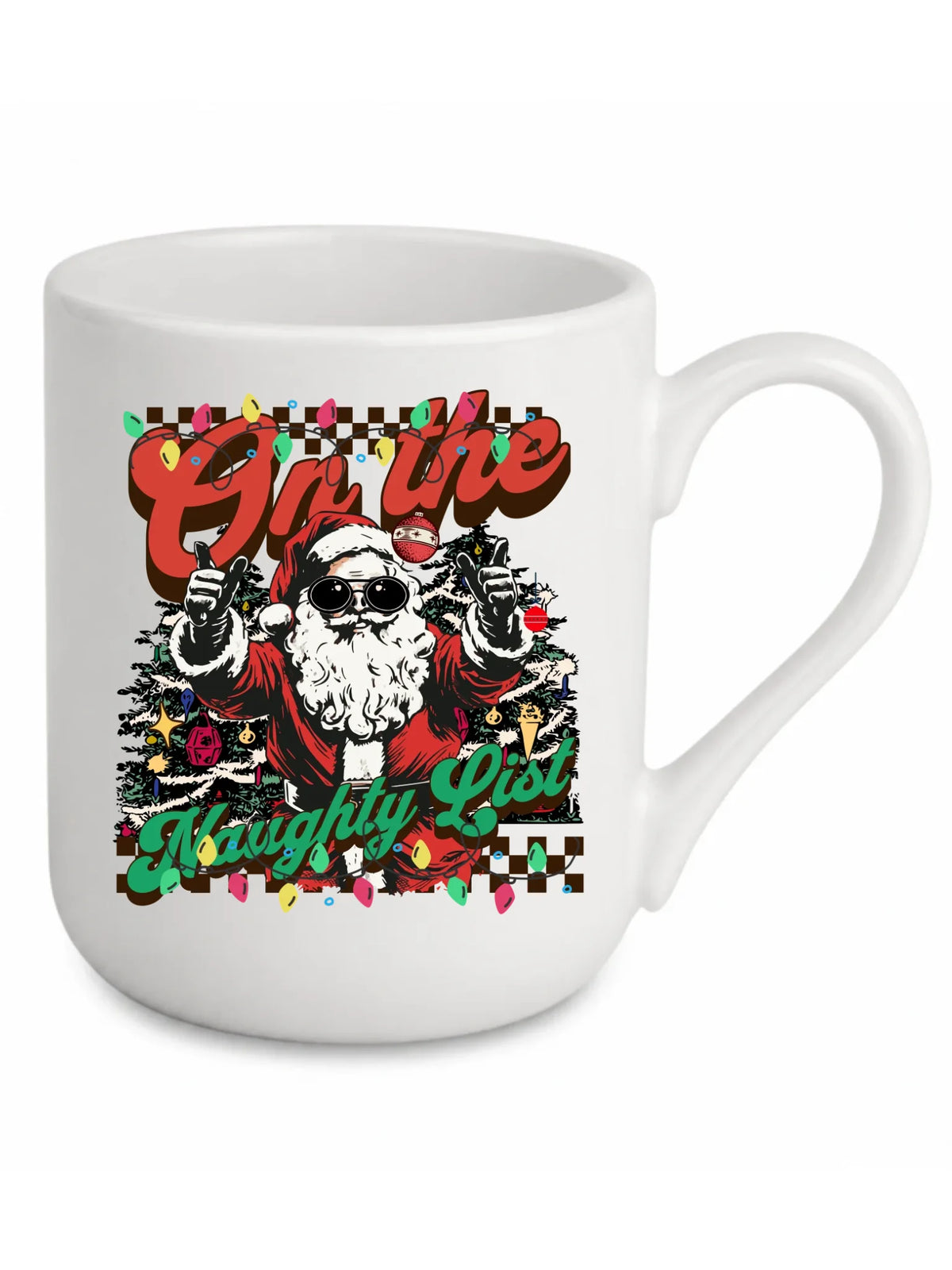 Kubek elegant świąteczny - On the Naughty List BN50