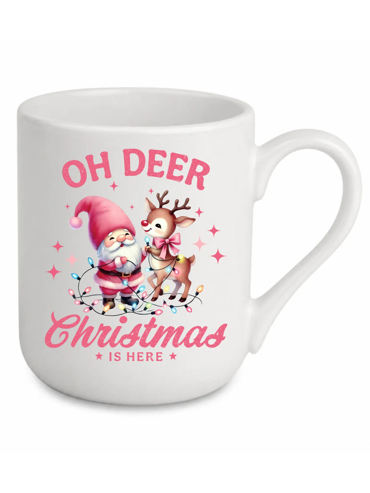 Kubek elegant świąteczny - Oh deer Christmas is here BN59