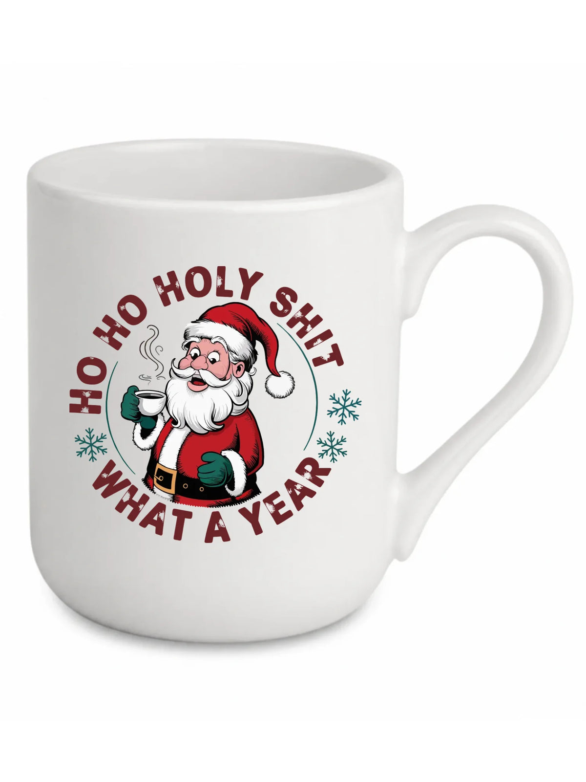Kubek elegant świąteczny - Ho ho holy shit what a year BN74