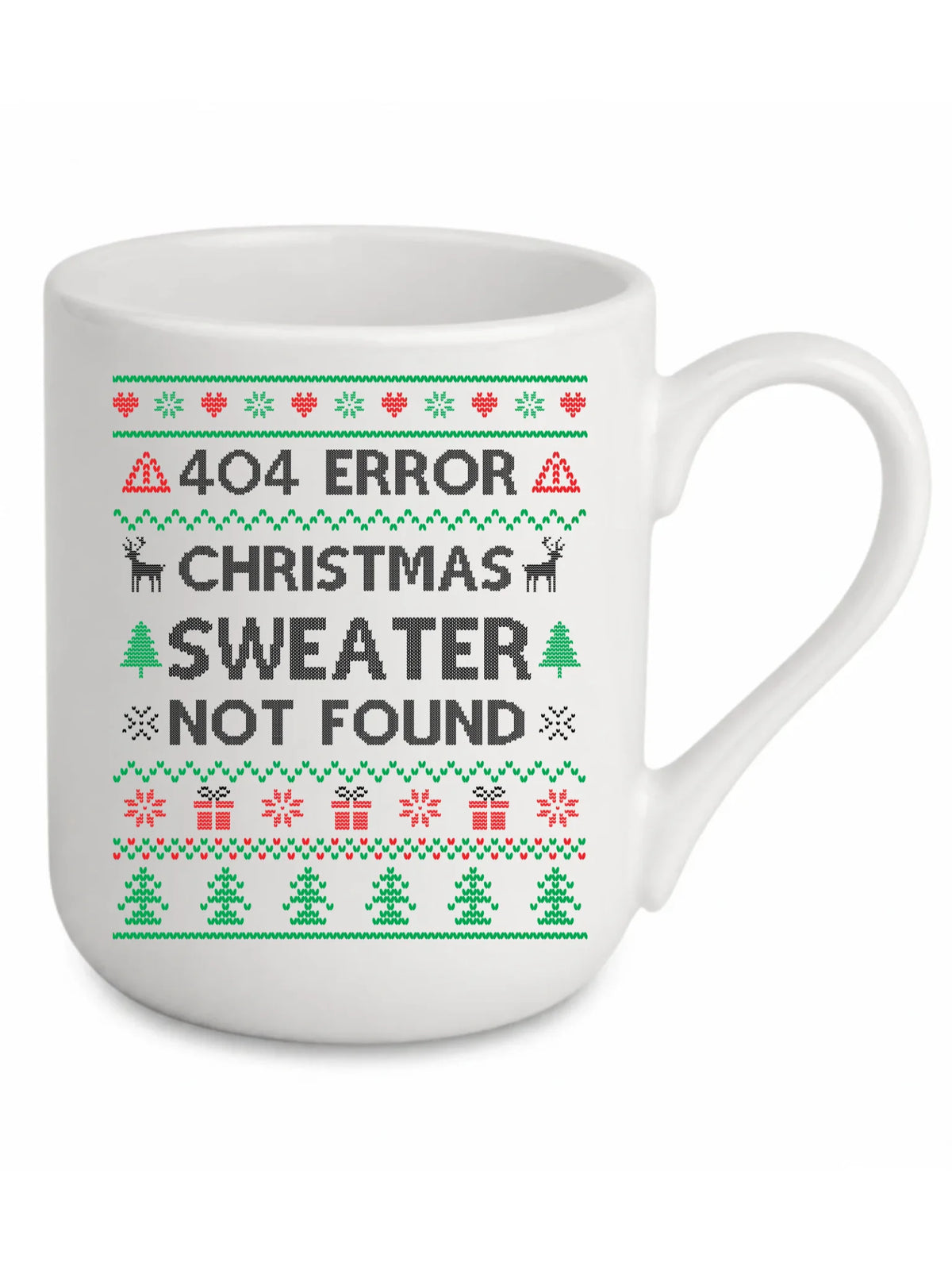 Kubek elegant świąteczny - Error 404 Christmas sweater not found BN107