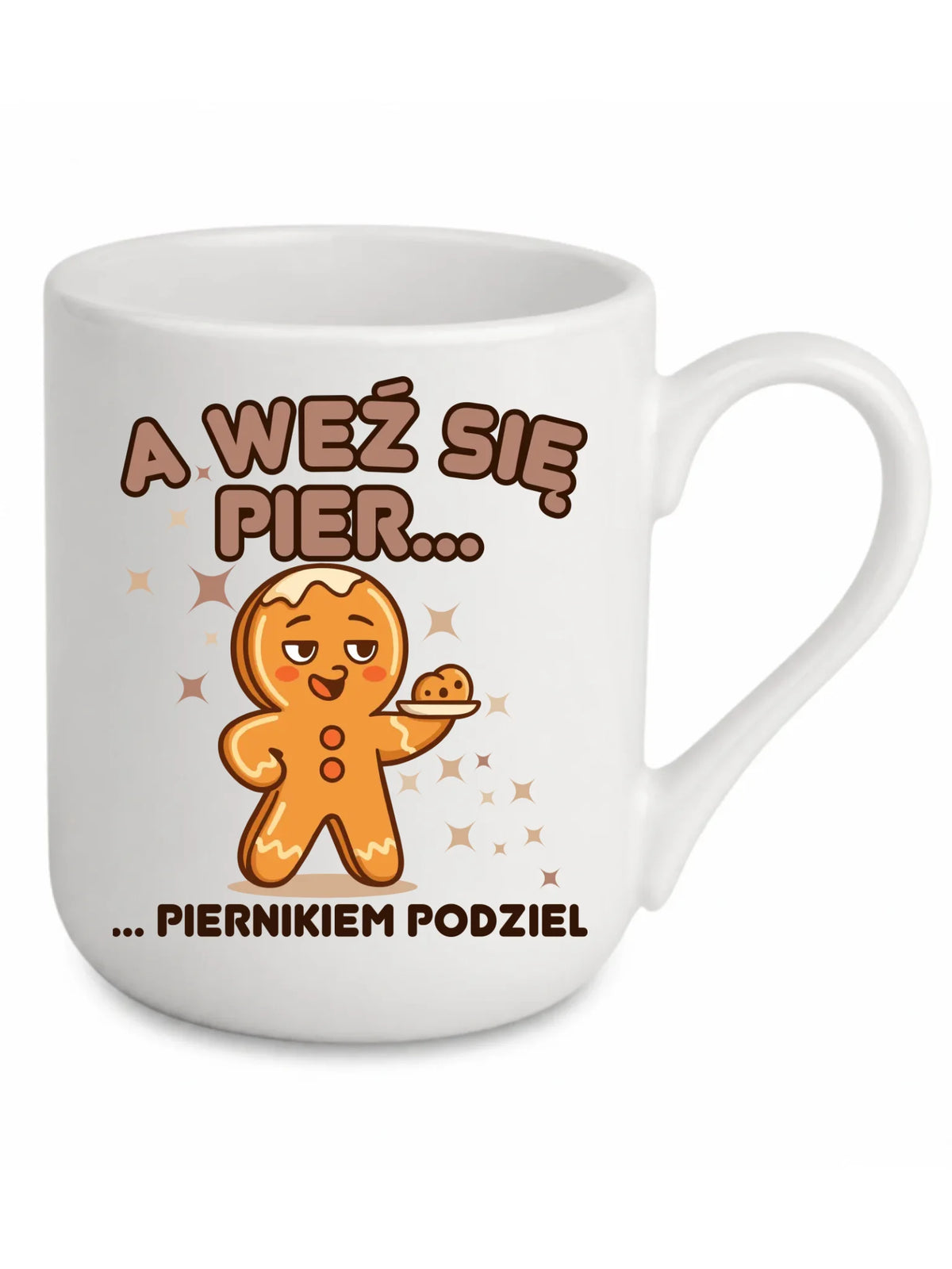 Kubek elegant świąteczny - Piernik A weź się pier... piernikiem podziel BN87
