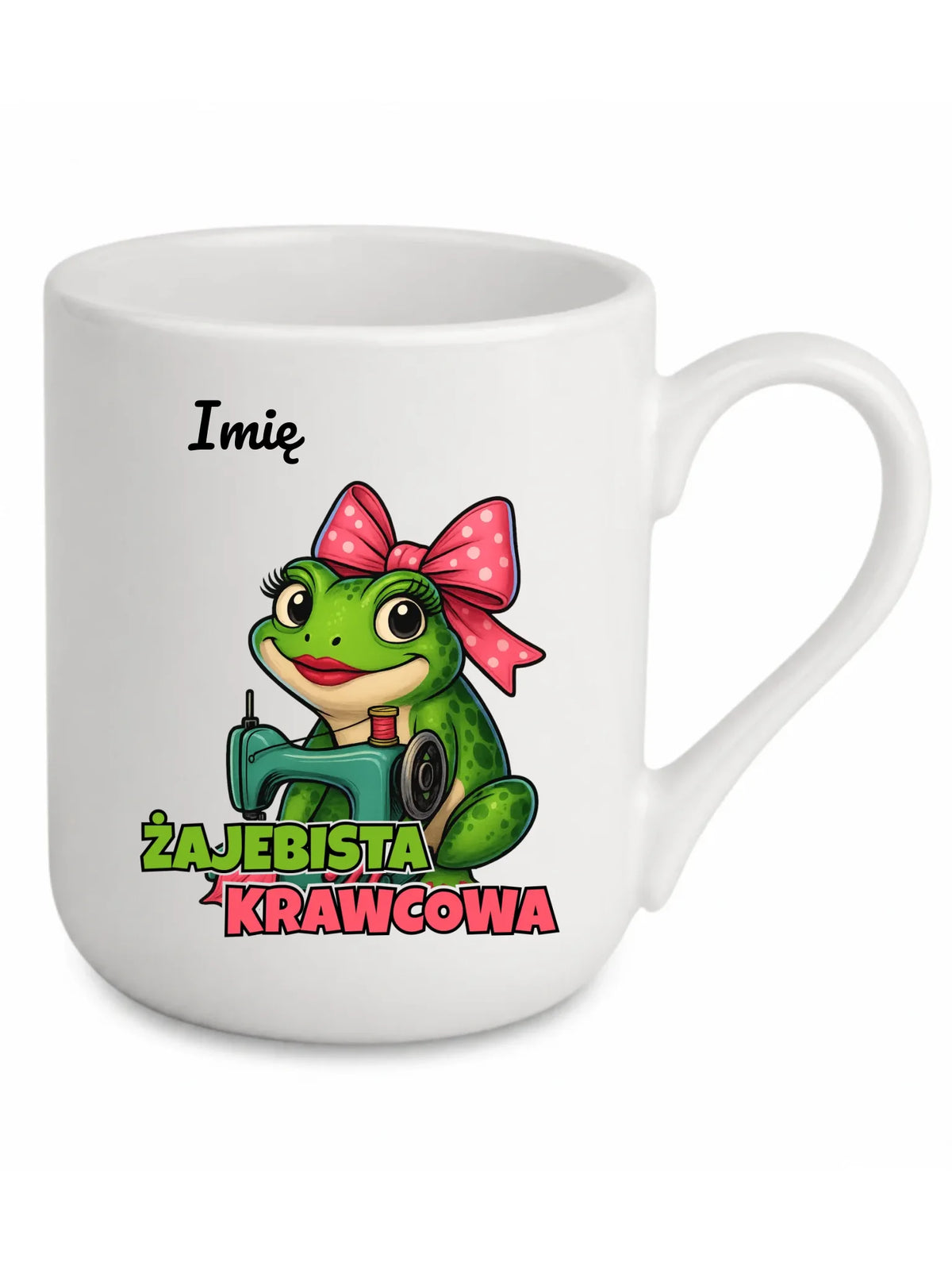 Kubek elegant szyciowy dla krawcowej - Żajebista Krawcowa - personalizowany HS32