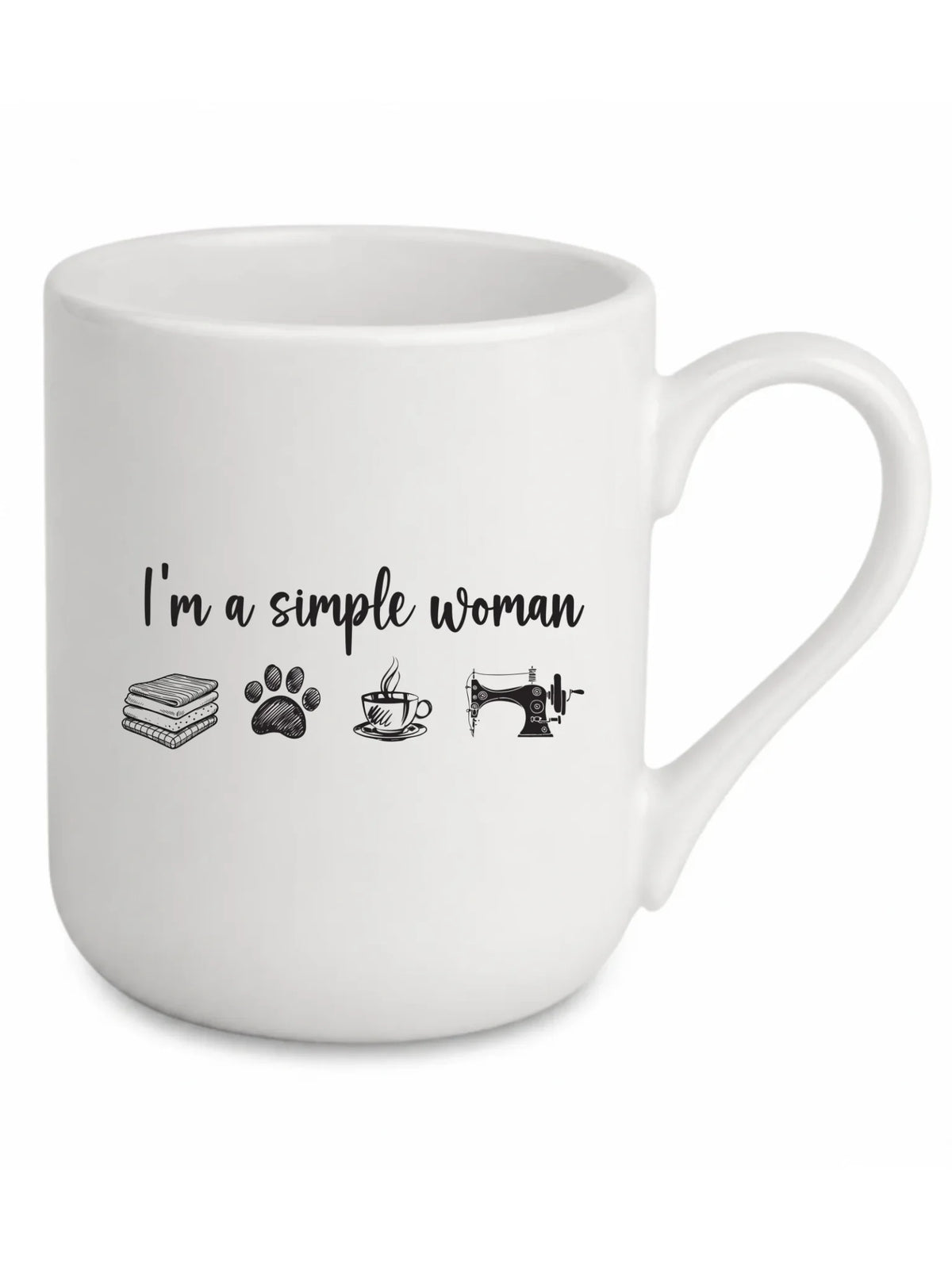 Kubek elegant szyciowy dla krawcowej - I'm a simple woman HS20