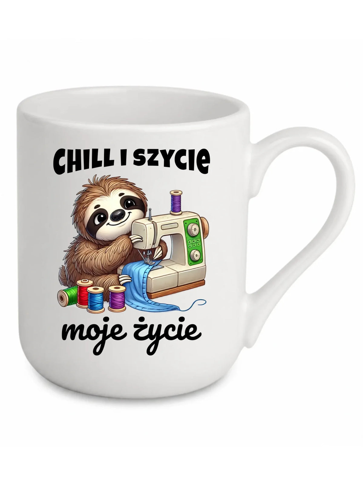 Kubek elegant szyciowy dla krawcowej - Chill i szycie moje życie HS17