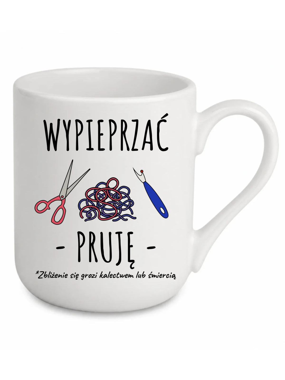 Kubek elegant szyciowy dla krawcowej - Wypieprzać, pruję HS08
