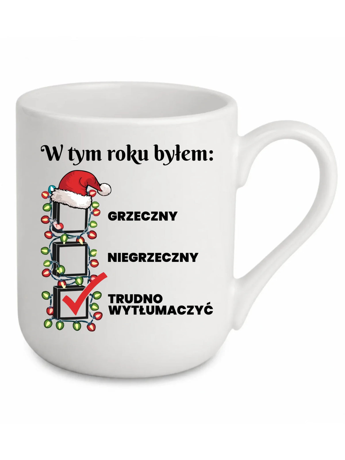 Kubek elegant świąteczny dla niego - Trudno wytłumaczyć BN134