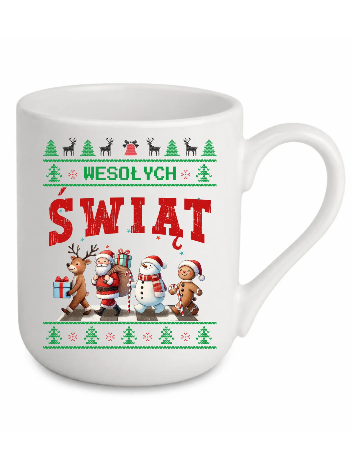 Kubek elegant świąteczny - Wesołych Świąt BN06