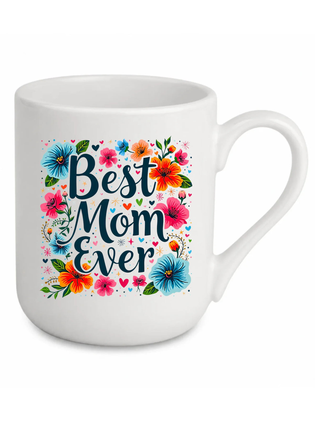 Kubek elegant dla mamy - Kwiaty - Best mom ever DM34