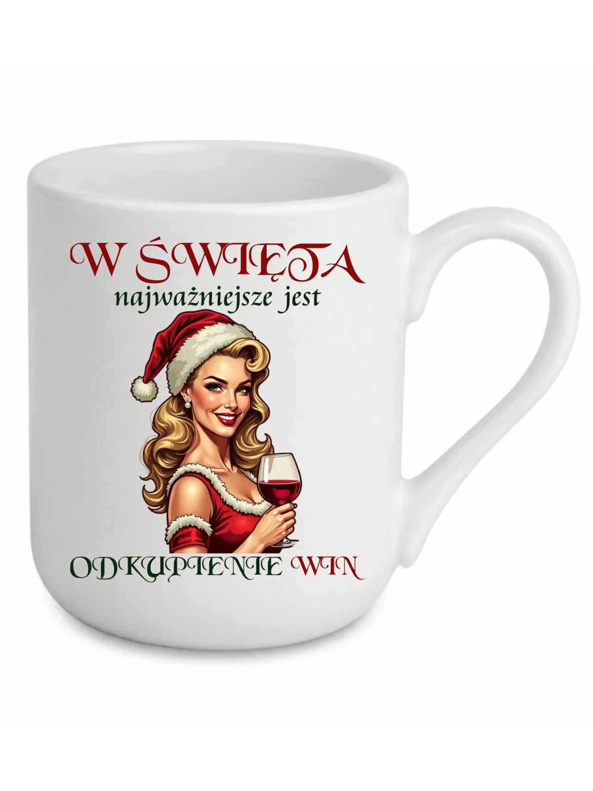 Kubek elegant świąteczny - Odkupienie win BN04