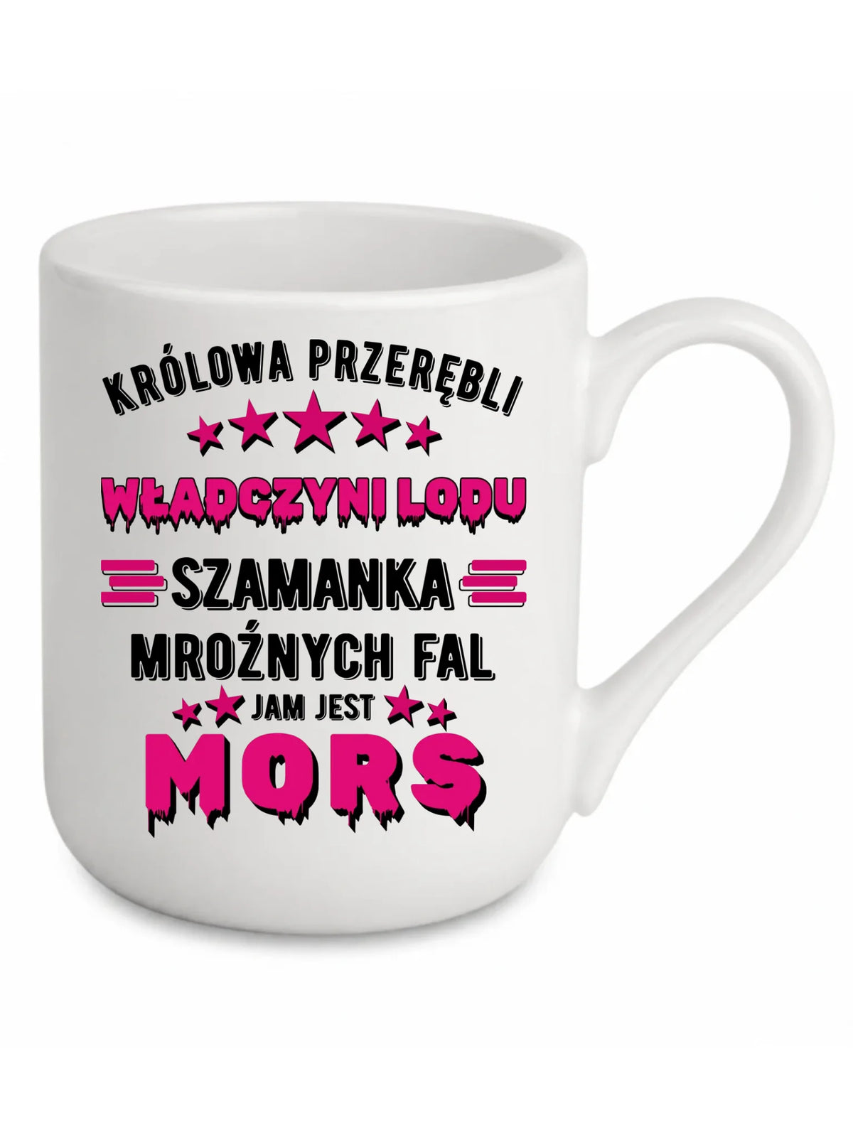 Kubek elegant - prezent dla morsa - Królowa przerębli Jam jest mors HM17