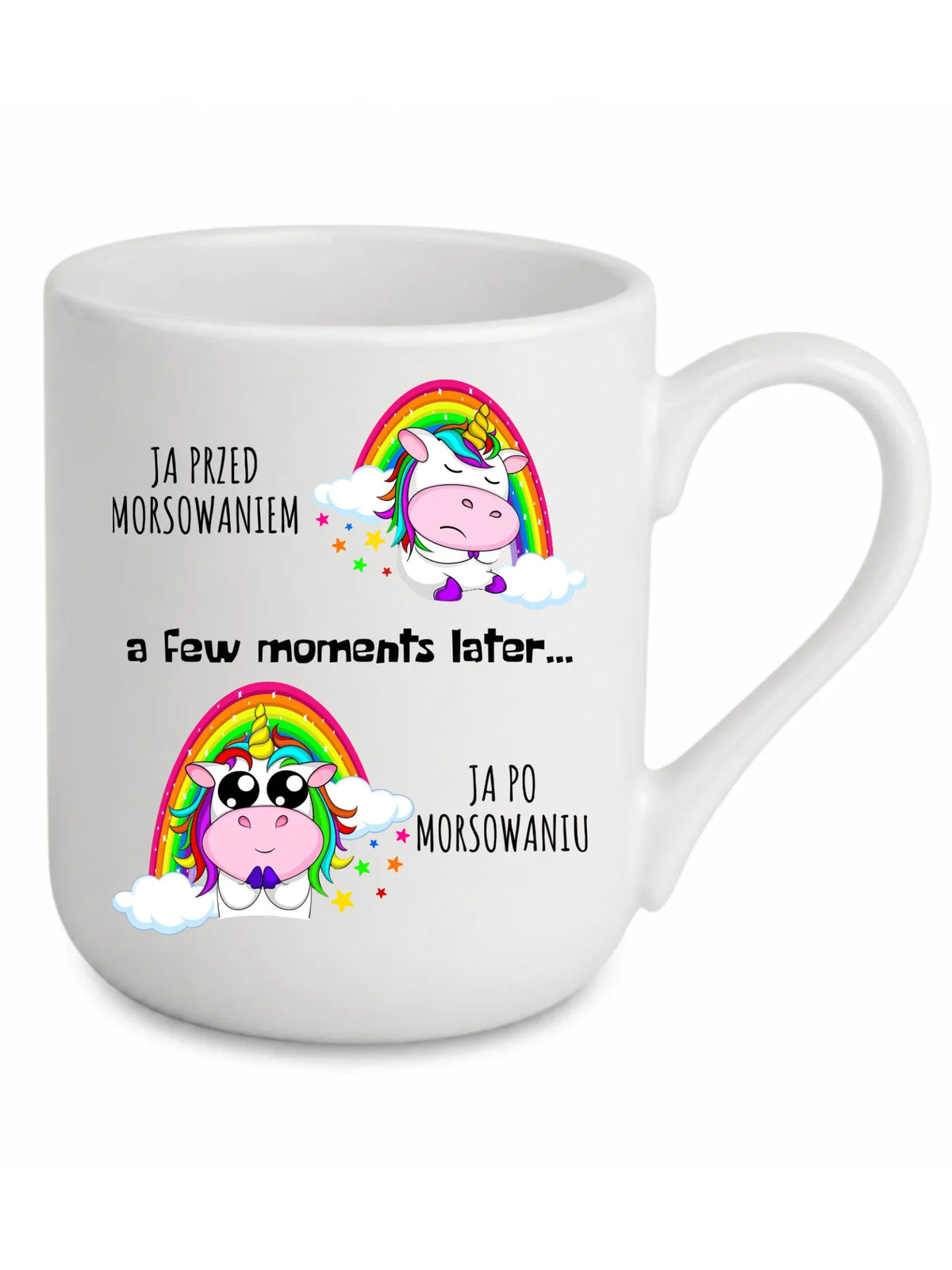 Kubek elegant - prezent dla morsa - Jednorożec - Ja po morsowaniu HM11