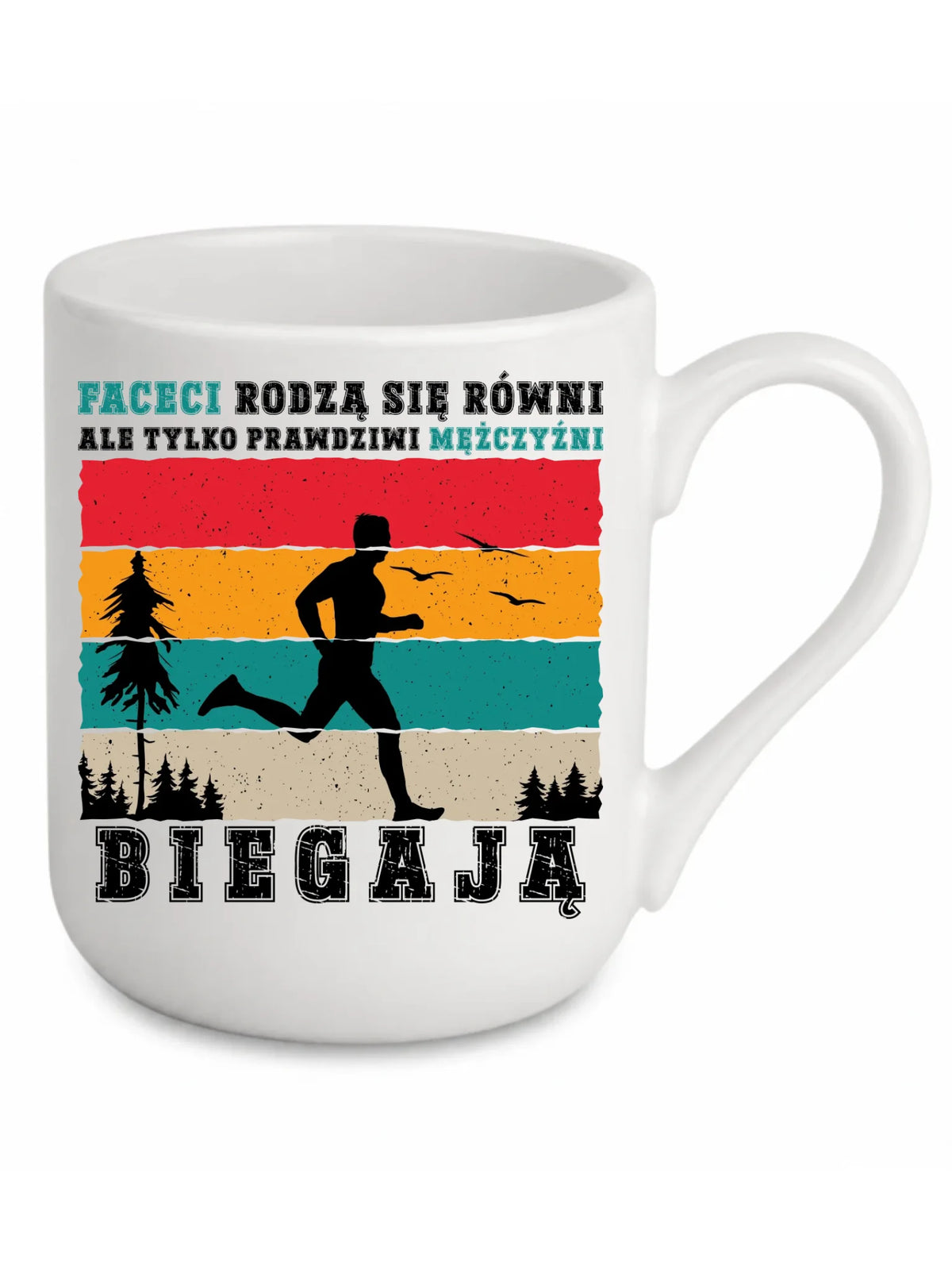 Kubek elegant dla biegacza - Prawdziwi mężczyźni biegają HB02