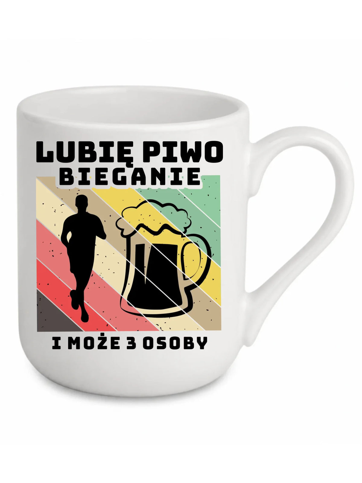 Kubek elegant dla biegacza - Lubię piwo bieganie HB01