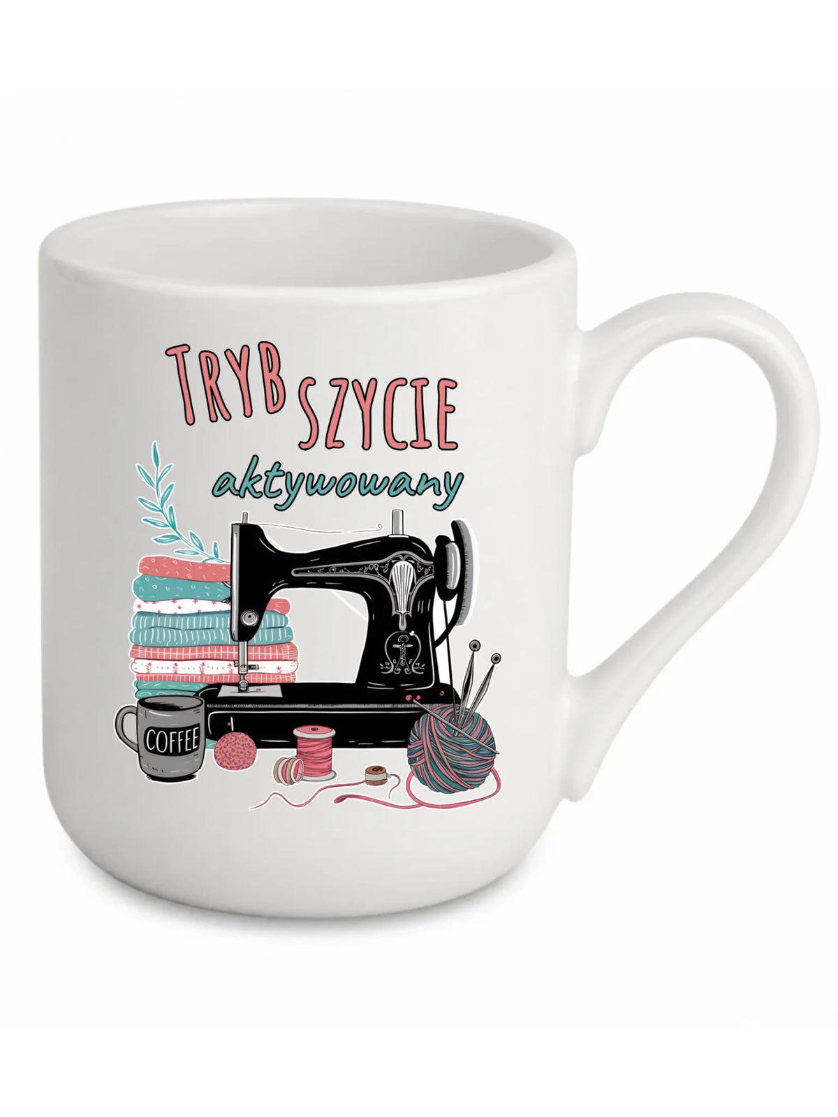 Kubek elegant szyciowy dla krawcowej - Tryb szycie aktywowany HS06