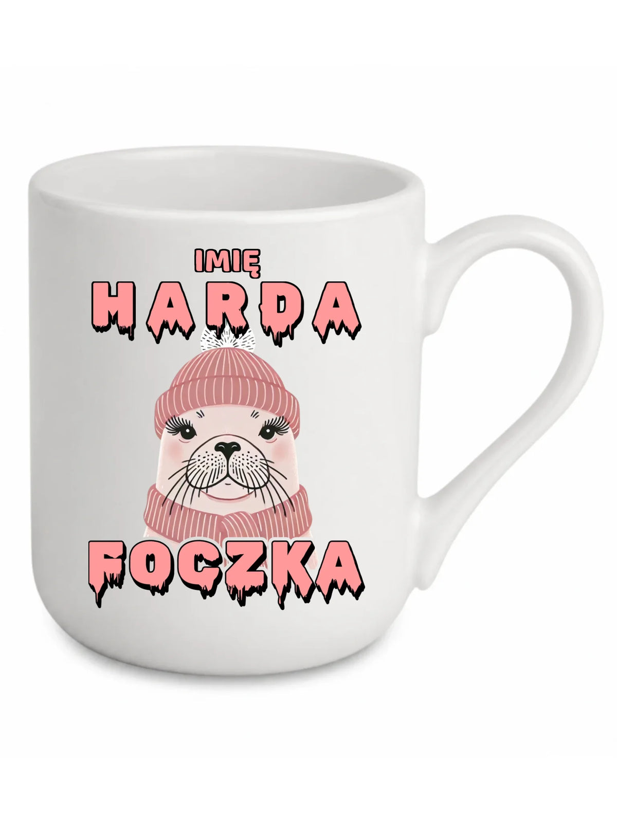 Kubek elegant - prezent dla morsa - Harda foczka - personalizowany HM05
