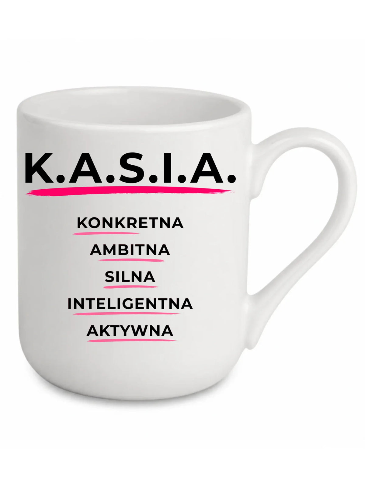 Kubek elegant - prezent dla Kasi - Katarzyna - K.A.S.I.A. DZ17