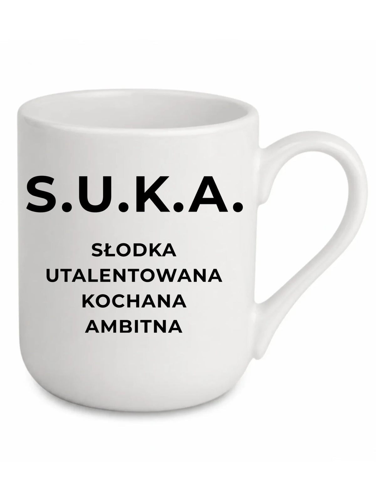 Kubek elegant - S.U.K.A. - śmieszny prezent dla niej - bez cenzury DZ16