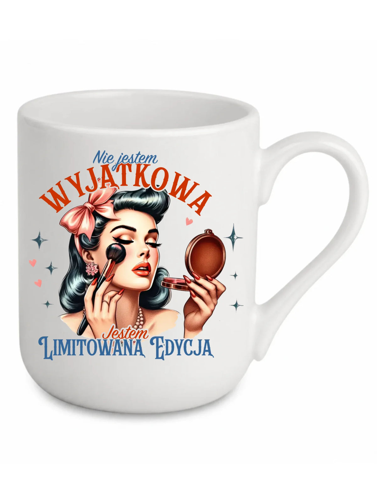 Kubek elegant – Nie jestem wyjątkowa, jestem limitowaną edycją - retro DZ10