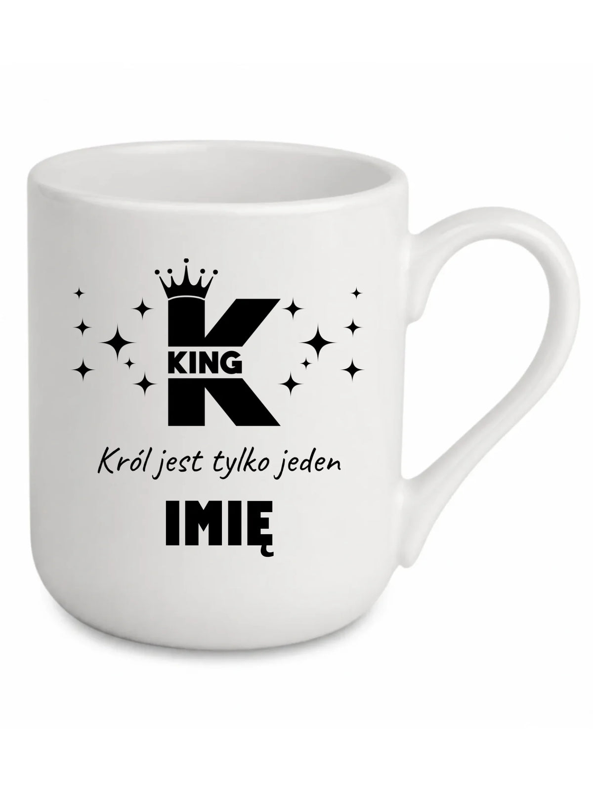 Kubek elegant dla niego - King Król jest tylko jeden - personalizowany W40
