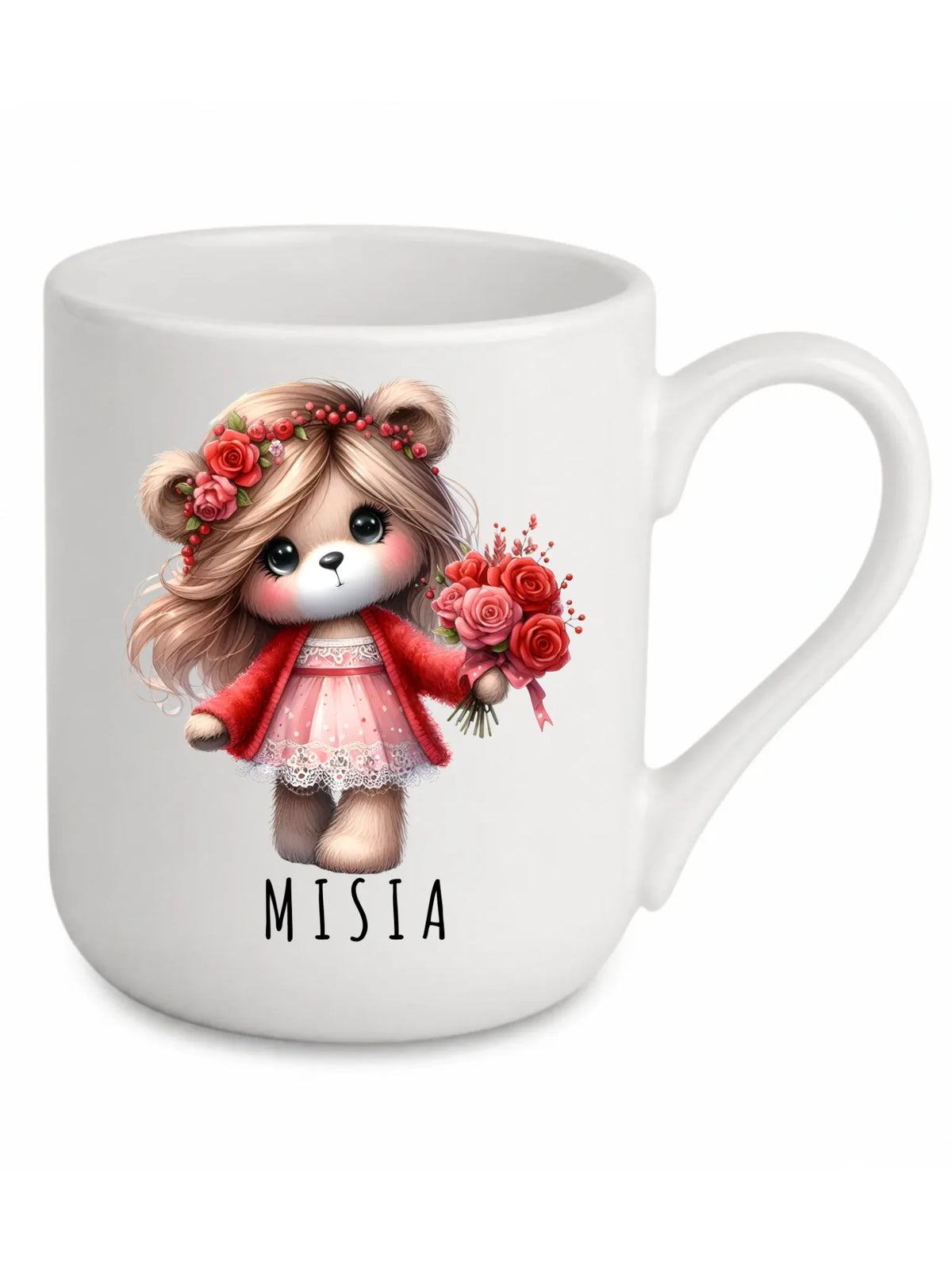 Kubek elegant dla dziewczyny - Misia W35
