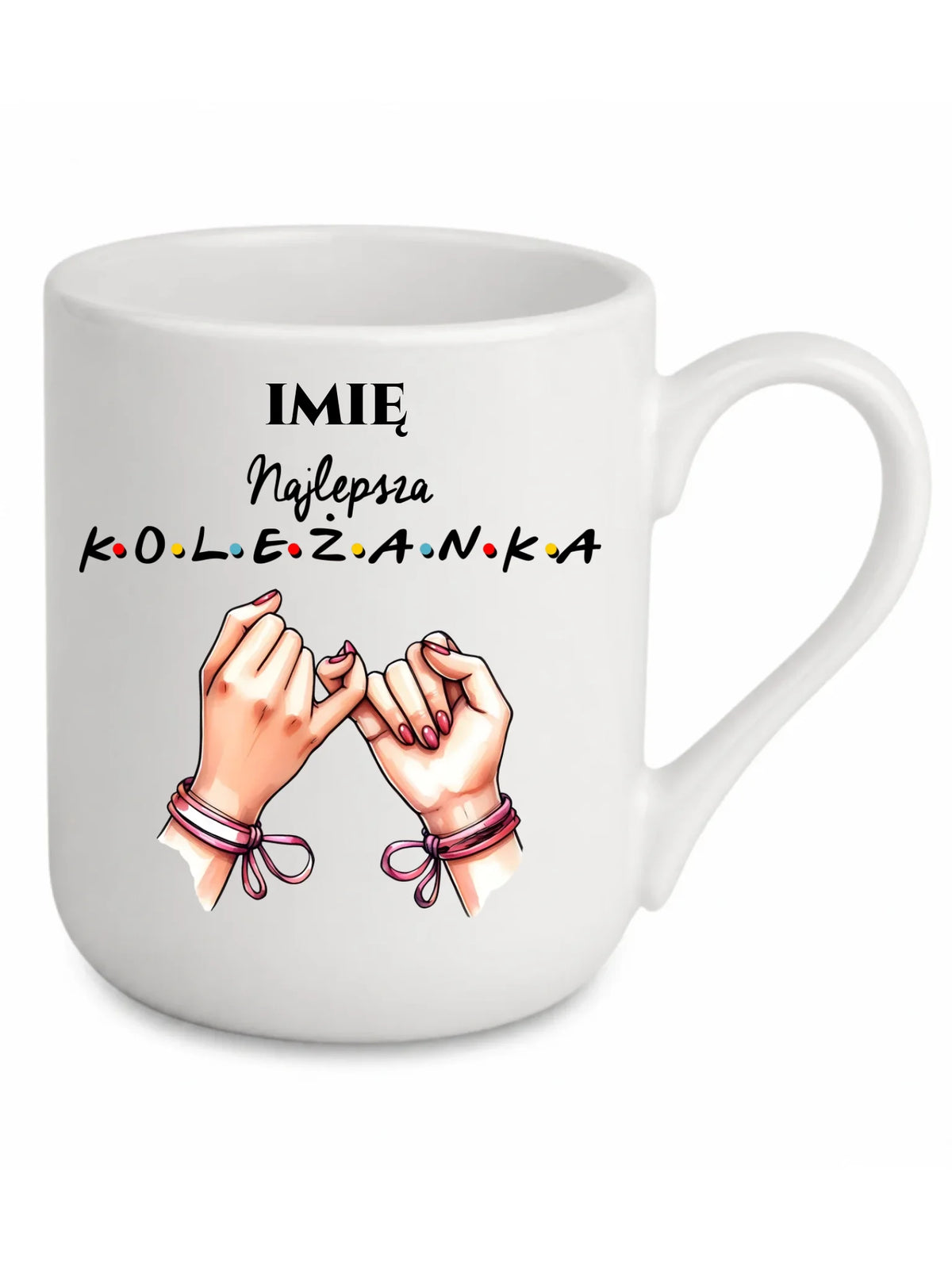 Kubek elegant - Najlepsza koleżanka - personalizowany DZ02