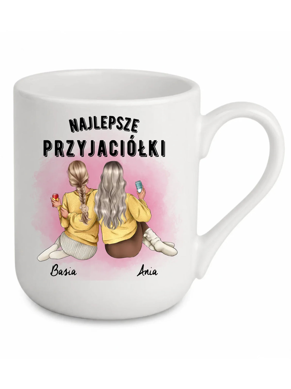 Kubek elegant - prezent dla przyjaciółek - Najlepsze przyjaciółki 2-4 osób - personalizowany PR01