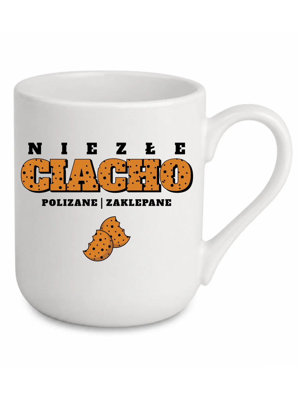 Kubek elegant - prezent dla chłopaka męża - Niezłe ciacho polizane zaklepane DCH30