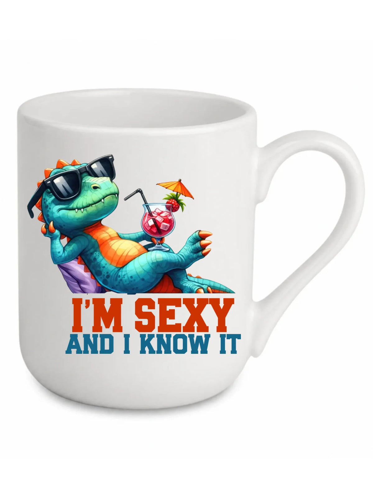 Kubek elegant - prezent dla chłopaka - I'm sexy - śmieszny nadruk DCH28