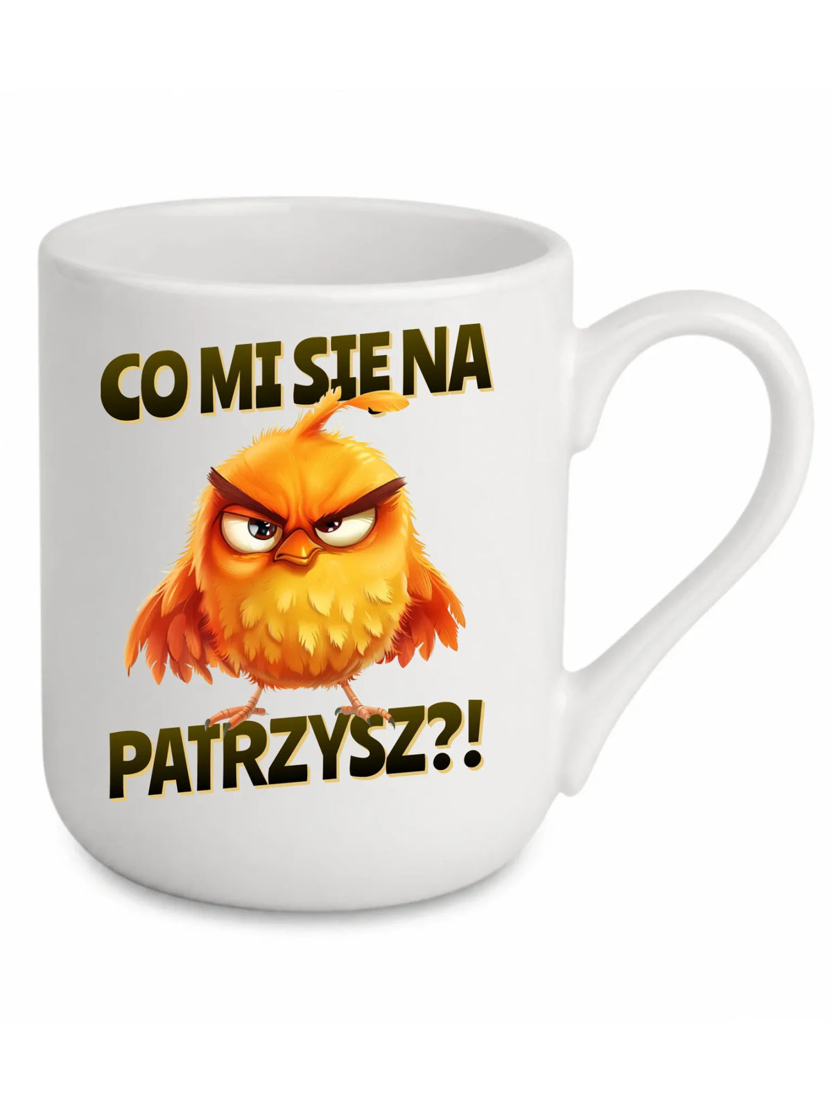 Śmieszny kubek elegant - Prezent dla chłopaka kolegi - Co mi się na ptaka patrzysz DCH24