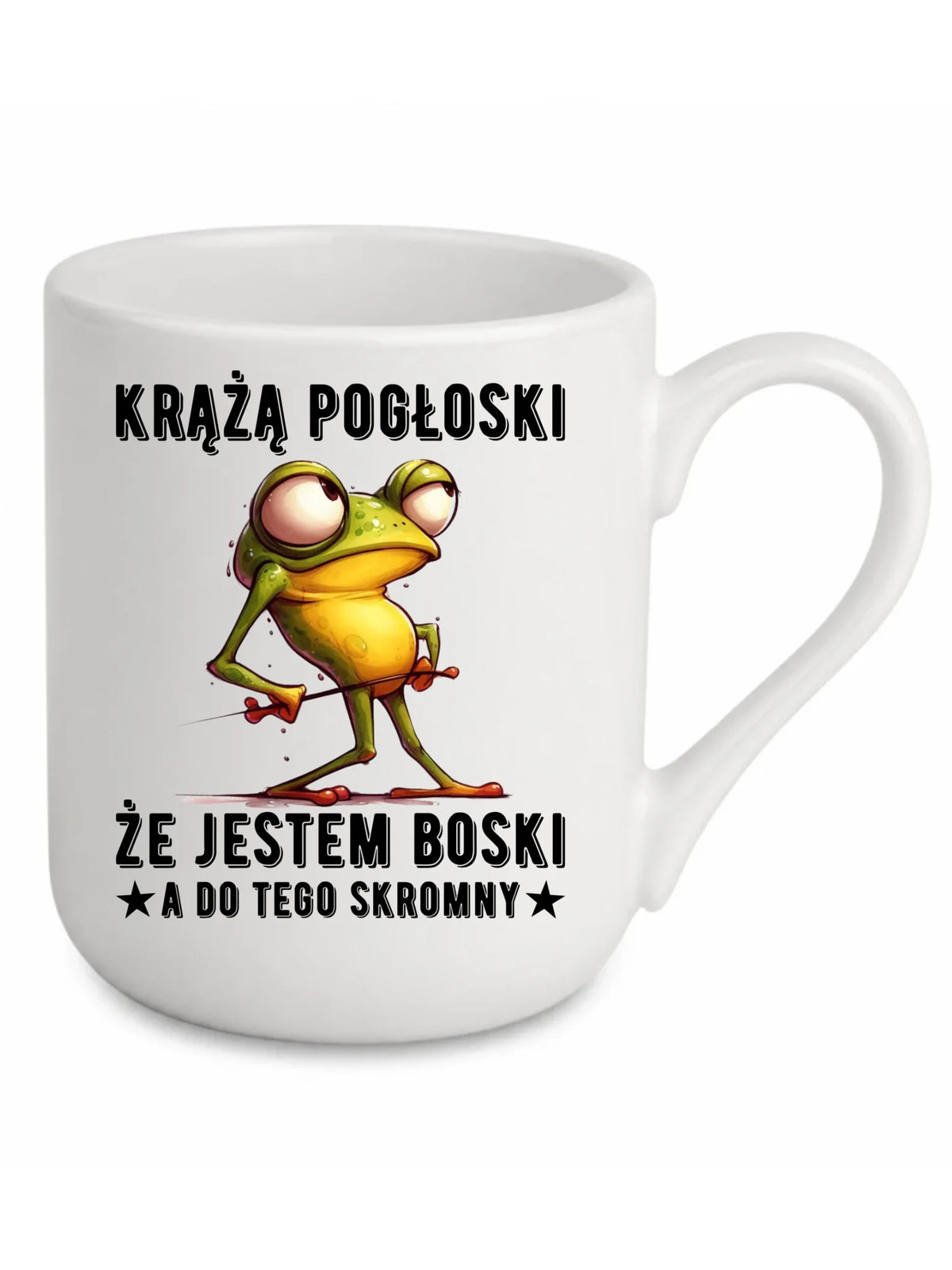 Kubek elegant - prezent dla chłopaka - Jestem boski DCH15