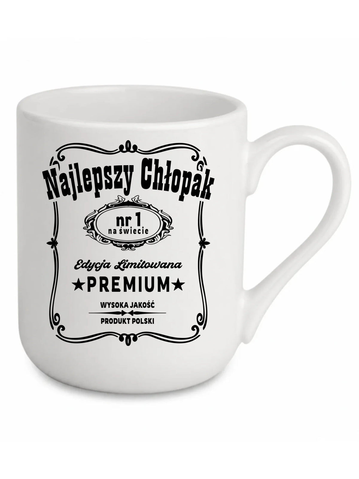 Kubek elegant - prezent dla chłopaka - Najlepszy chłopak na świecie DCH20