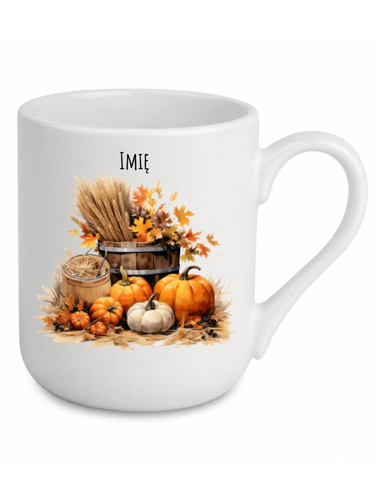 Kubek elegant na jesień - Harvest vibes - personalizowany JS09