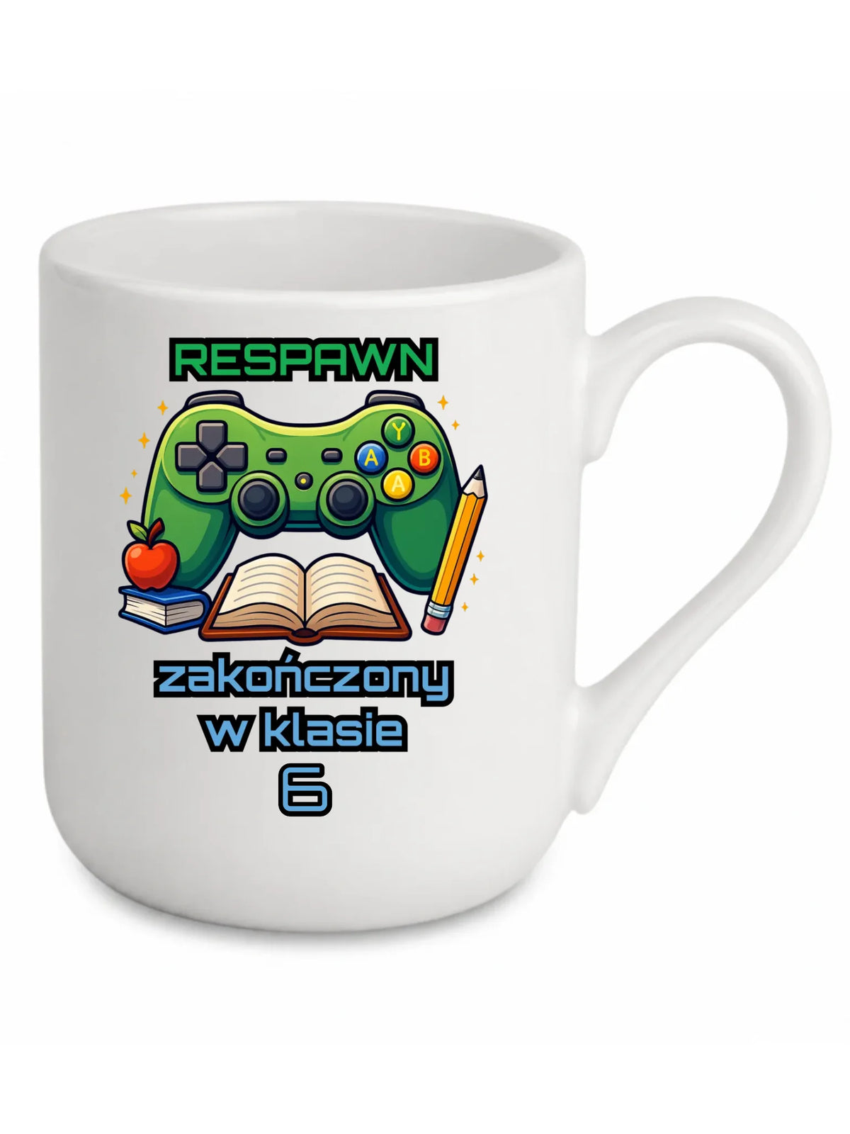 Kubek elegant szkolny - Respawn - gamer do szkoły - personalizowany SZ18