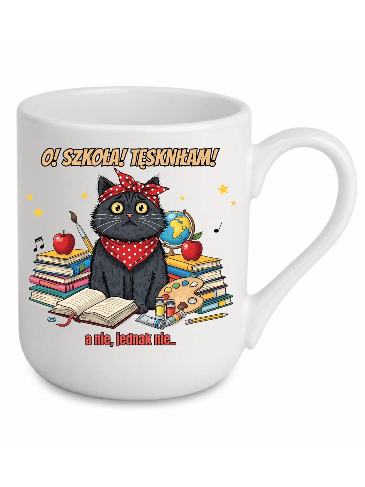 Kubek elegant szkolny O! Szkoła! Tęskniłam! a nie, jednak nie... SZ12