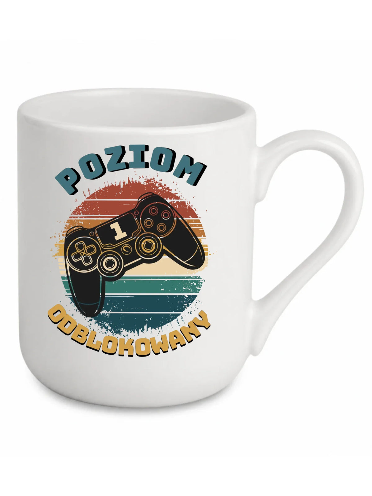 Kubek elegant - Poziom odblokowany - gamer do szkoły - personalizowany SZ01