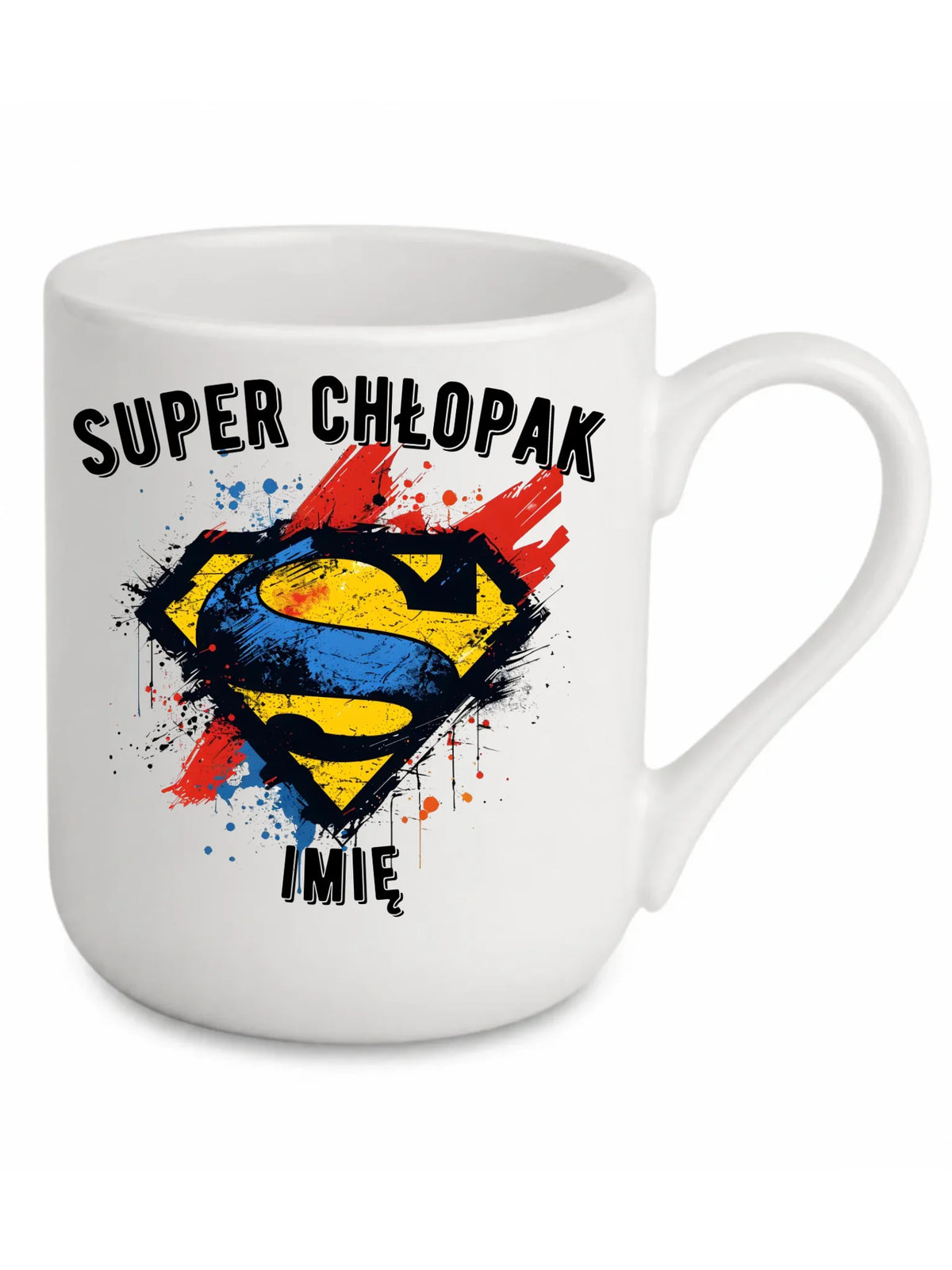 Kubek elegant - prezent na Dzień Chłopaka - Super Chłopak - personalizowany DCH18