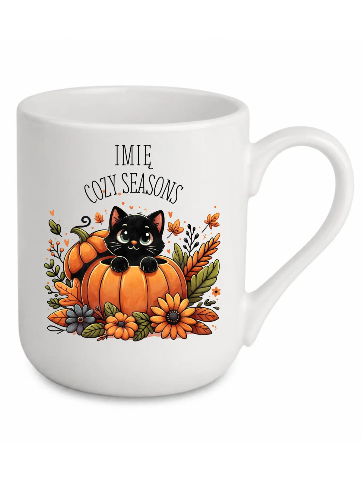 Kubek elegant jesieniara - Cozy Seasons - personalizowany JS01