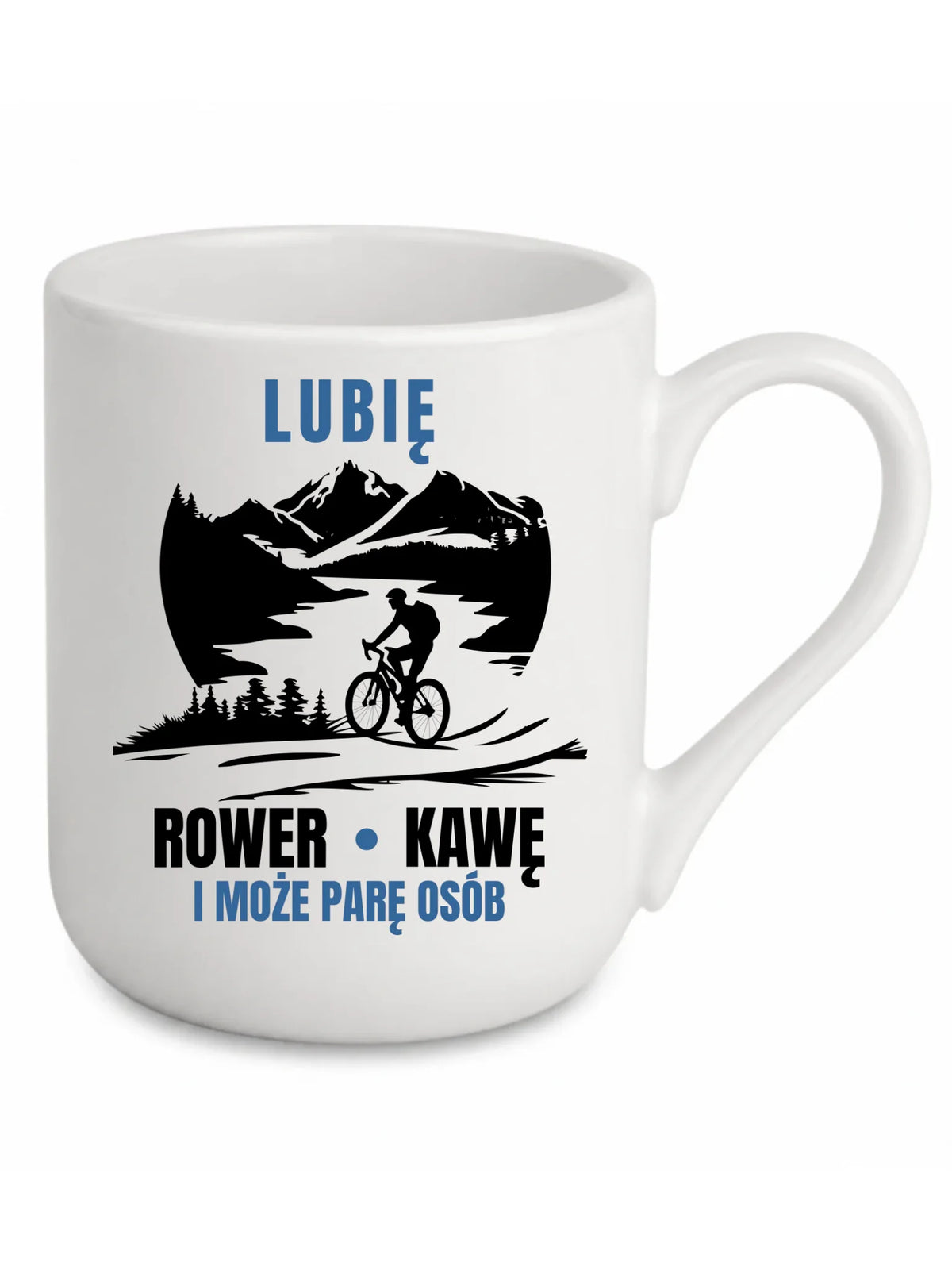 Kubek elegant dla rowerzysty - Lubię rower kawę i może parę osób HR05