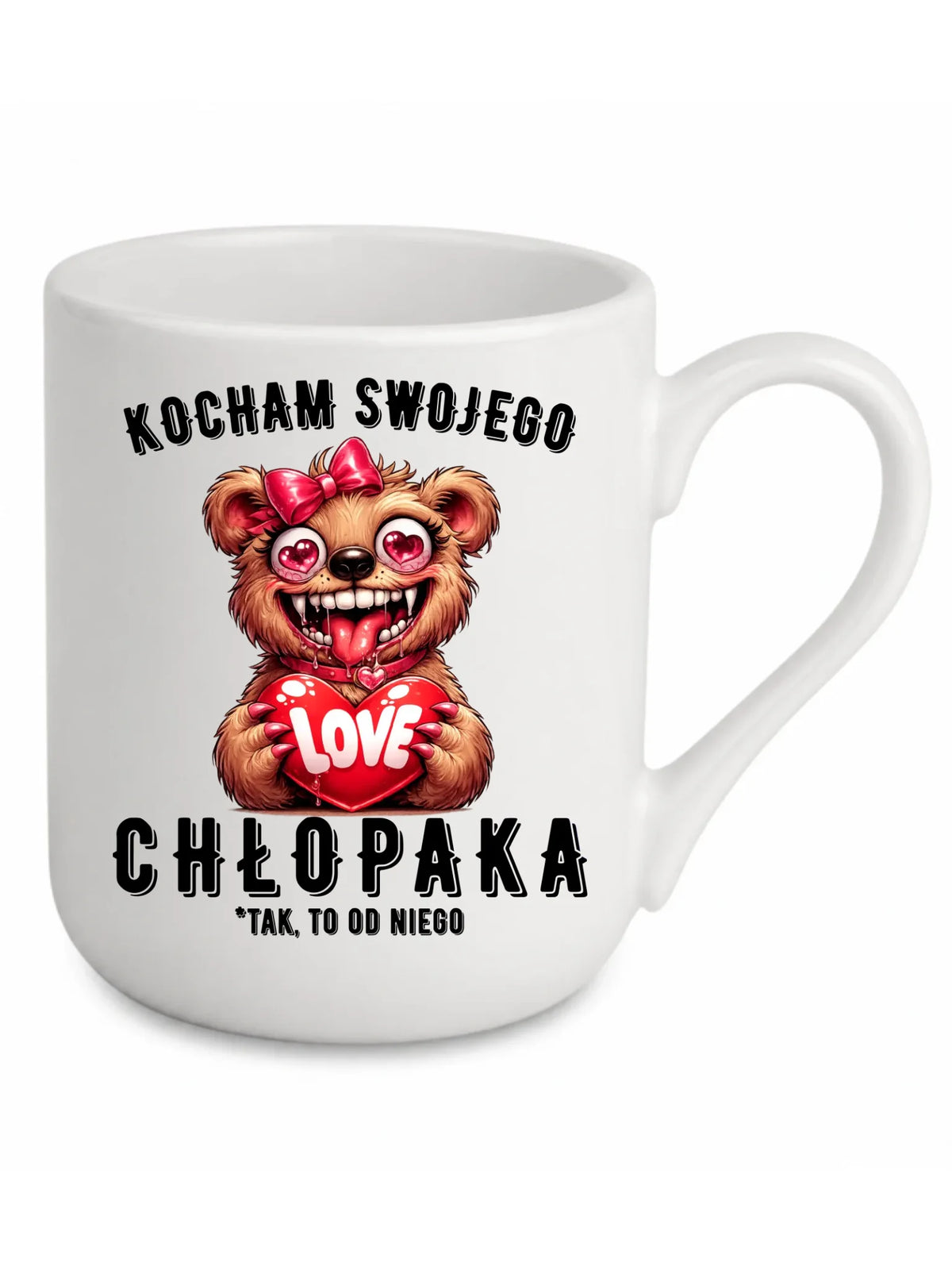 Kubek elegant dla dziewczyny - Kocham swojego chłopaka W89