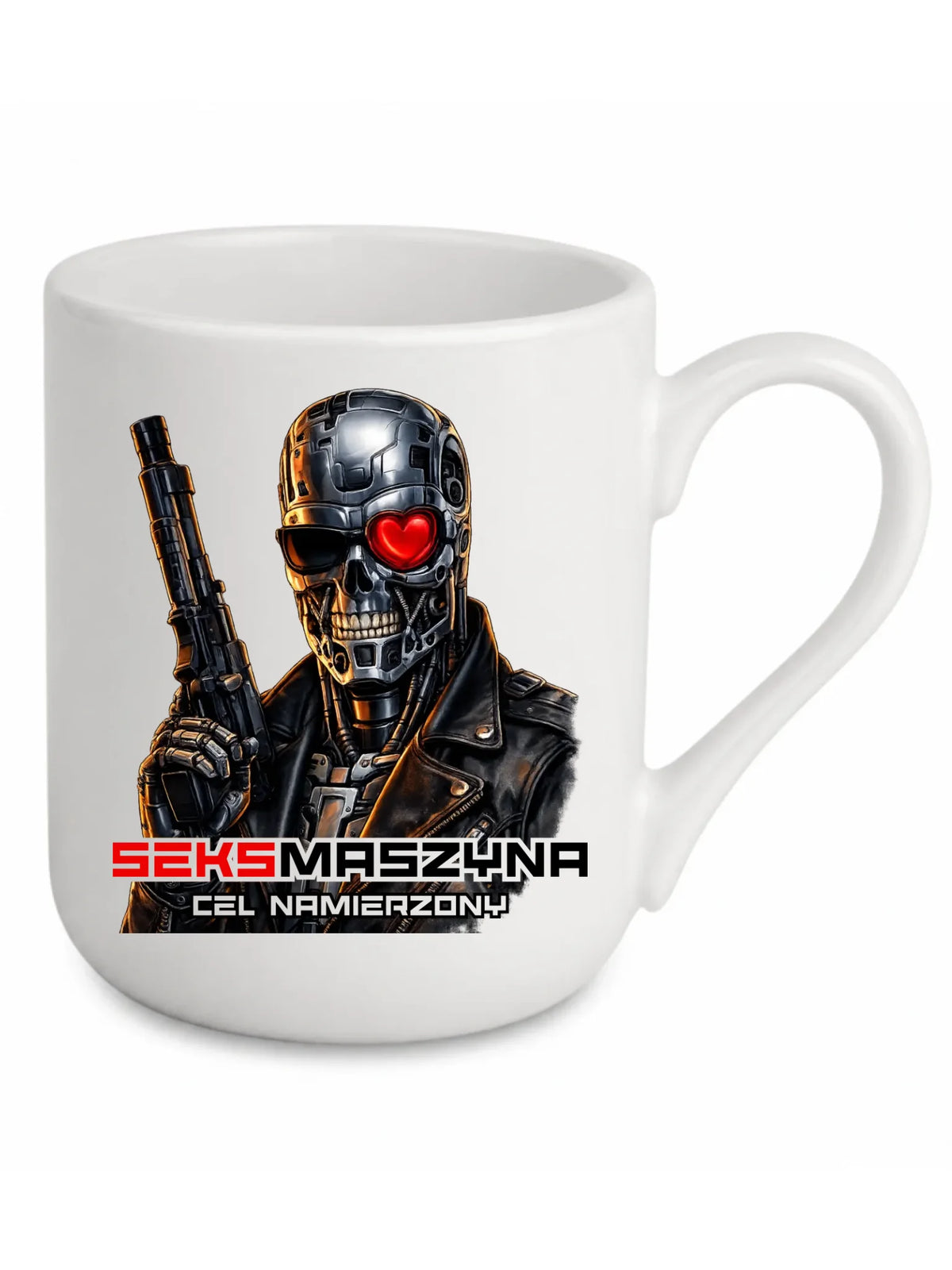 Kubek elegant dla faceta - Cyborg z sercem Seks maszyna DCH32