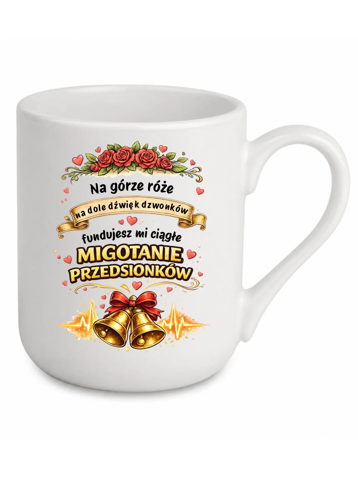 Kubek elegant dla par - Fundujesz mi ciągłe migotanie przedsionków W71